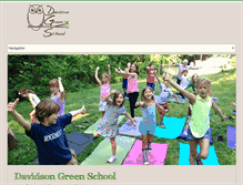 Tablet Screenshot of davidsongreenschool.org